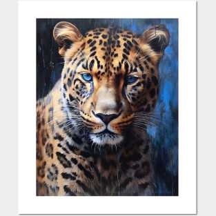 Amazing Zoo Leopard in Hyperrealistic Oil Paint Posters and Art